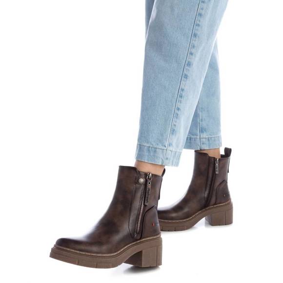 NEW XTI women's casual booties in brown - Picture 5 of 5